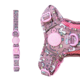 Trail & Glow Adjustable Collar - Colour Drops - Be Unique Unicorn - Bailey and Coco (UK)