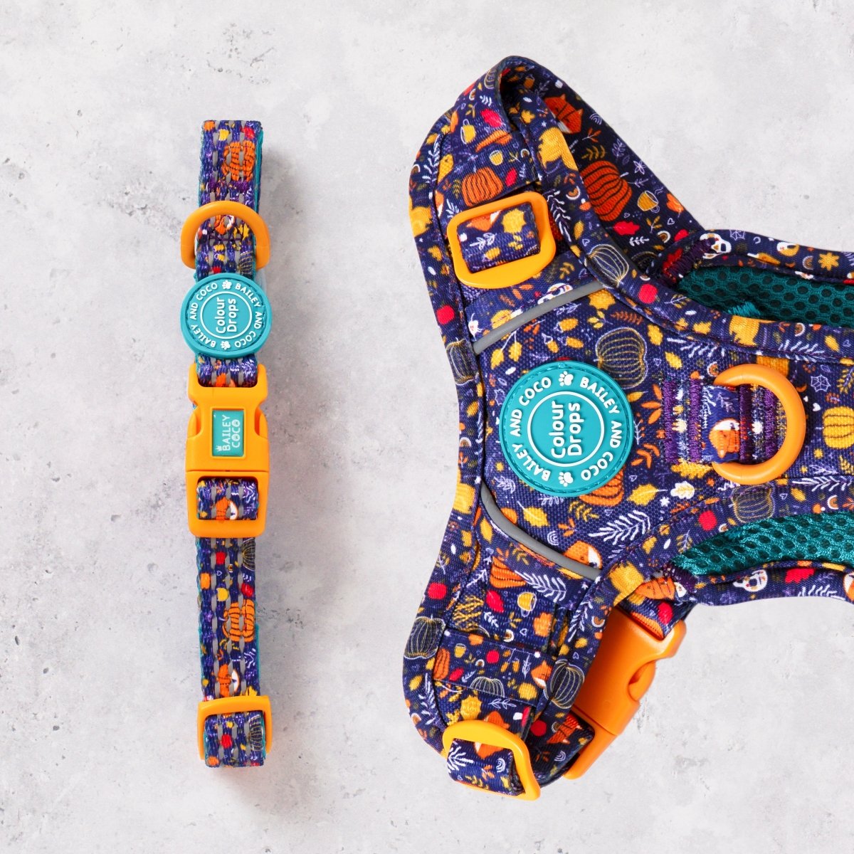 Trail & Glow® Adjustable Collar - COLOUR DROPS® - Bewitched - Bailey and Coco (UK)