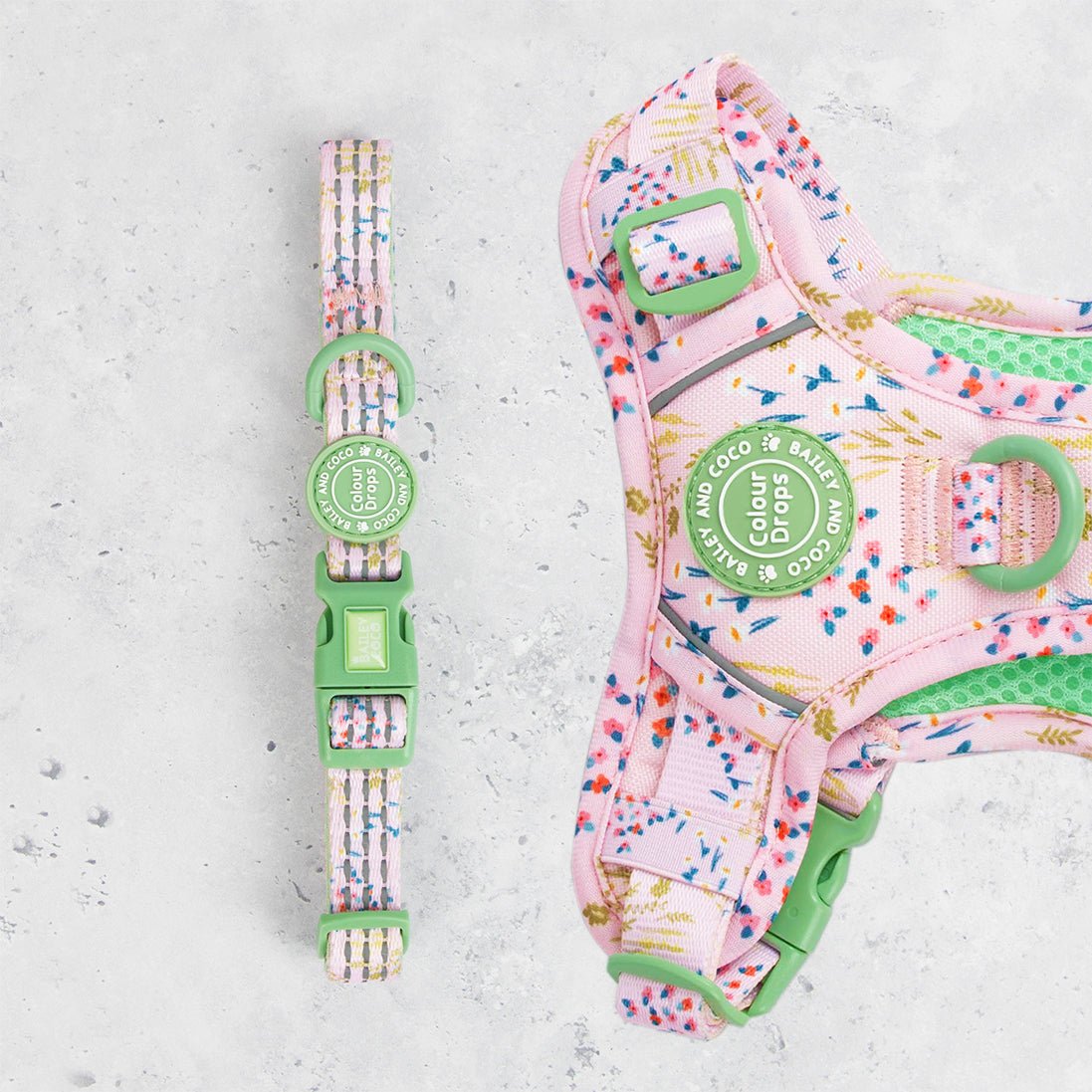 Trail & Glow® Adjustable Collar - COLOUR DROPS® - Pick Me - Bailey and Coco (UK)
