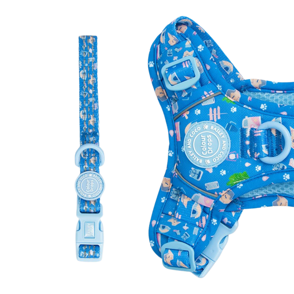 Trail & Glow® Adjustable Collar - COLOUR DROPS® - Pitch, Please - Bailey and Coco (UK)