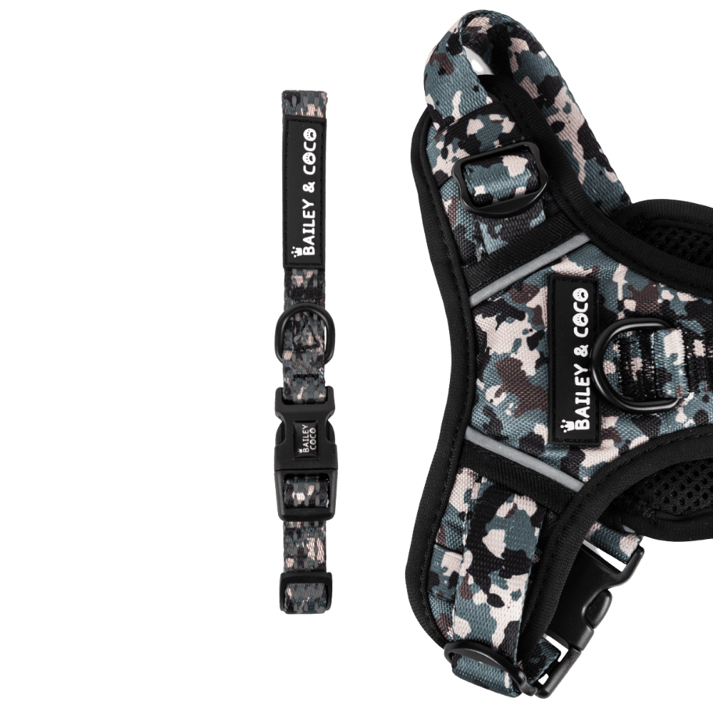 Trail & Glow® Collar - The Camo One - Bailey and Coco (UK)