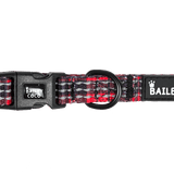 Trail & Glow® Collar - The Red Tartan One - Bailey and Coco (UK)