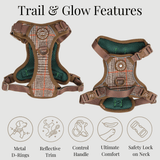 Trail & Glow - Dog Harness Bundle Set - Colour Drops - Heritage Plaid - Bailey and Coco (UK)