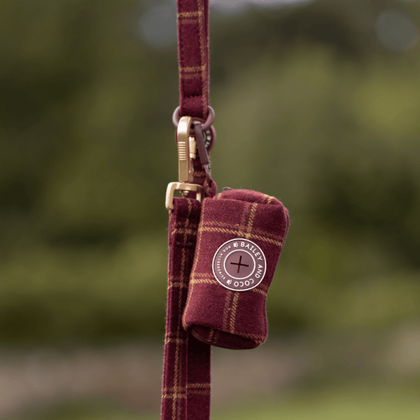 Trail & Glow - Dog Harness Bundle Set - Colour Drops - Mulberry Plaid - Bailey and Coco (UK)