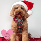 Trail & Glow - Dog Harness Bundle Set - Colour Drops - Red Highland Tartan - Bailey and Coco (UK)