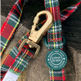 Trail & Glow - Dog Harness Bundle Set - Colour Drops - Red Highland Tartan - Bailey and Coco (UK)