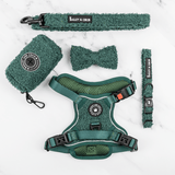 Trail & Glow® Dog Harness Bundle Set - Emerald Teddy - Bailey and Coco (UK)