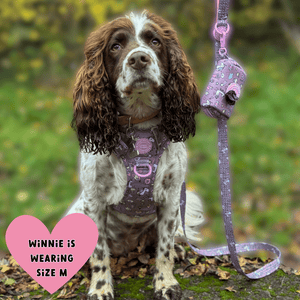 Trail & Glow Dog Harness - Colour Drops - Be Unique Unicorn - Bailey and Coco (UK)