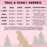 Trail & Glow Dog Harness - COLOUR DROPS® - Head in the Clouds - Bailey and Coco (UK)