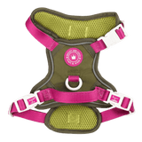 Trail & Glow Dog Harness - COLOUR DROPS® - Olive it Hot - Bailey and Coco (UK)