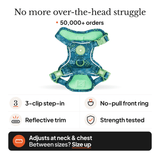Trail & Glow Dog Harness - COLOUR DROPS® - Touch Grass - Bailey and Coco (UK)