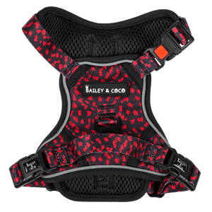 Trail & Glow® Dog Harness - Dark Romance - Bailey and Coco (UK)