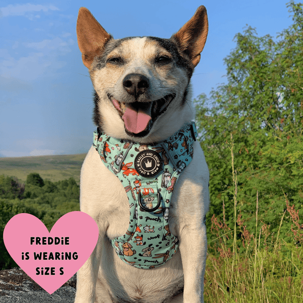 Trail & Glow® Dog Harness - Dog Party - alternate view