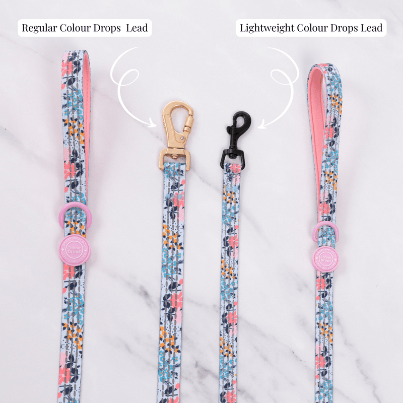 Trail & Glow Dog Harness & Lead Set - Colour Drops - Spring Dreams - Bailey and Coco (UK)