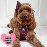 Trail & Glow® Dog Harness - Mulberry Tweed - Bailey and Coco (UK)