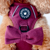 Trail & Glow® Dog Harness - Mulberry Tweed - Bailey and Coco (UK)