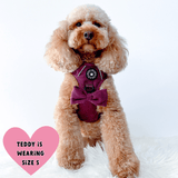 Trail & Glow® Dog Harness - Mulberry Tweed - Bailey and Coco (UK)