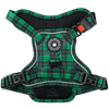 Trail & Glow® Dog Harness - Tartan Green - Bailey and Coco (UK)