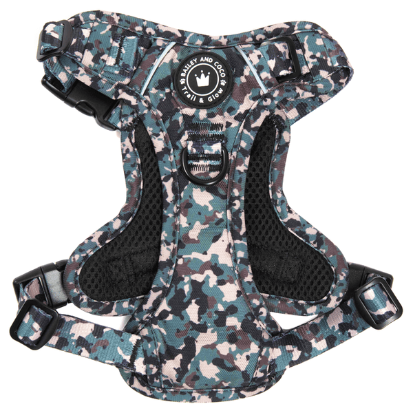 Trail & Glow® Dog Harness - The Camo One - alternate view