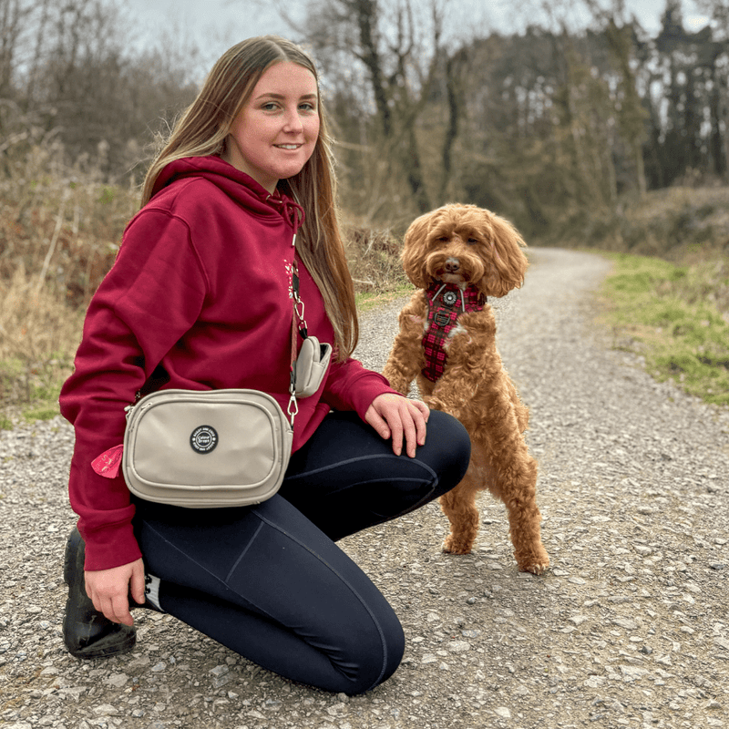 Trail & Glow® Dog Harness - The Red Tartan One - Bailey and Coco (UK)