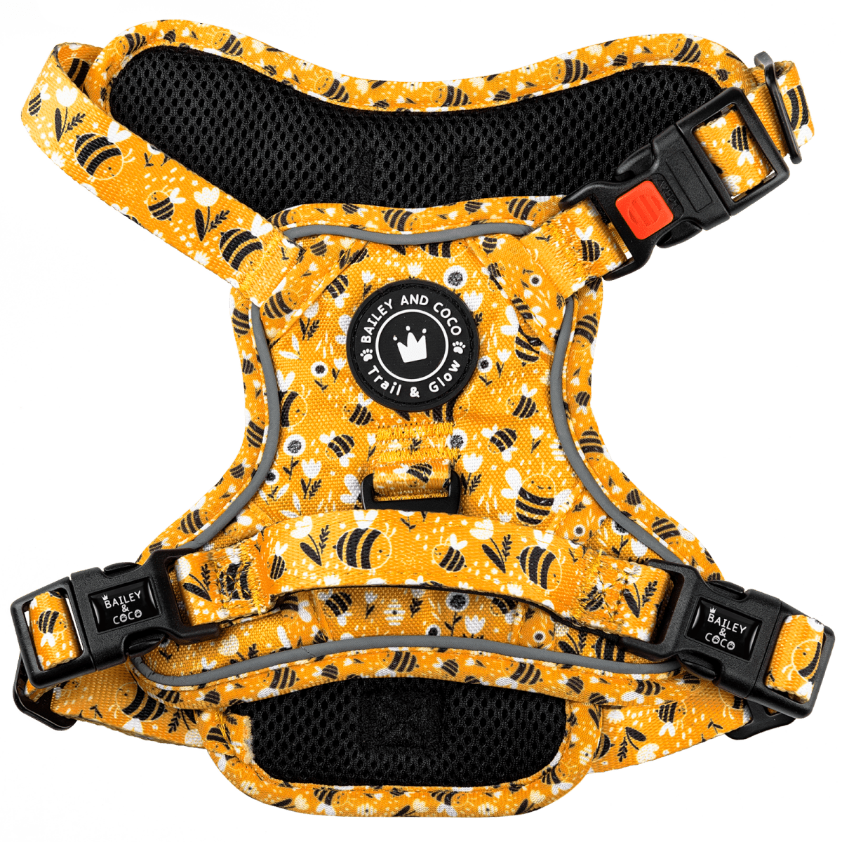 Trail & Glow® Dog Harness - Wanna - Bee - Bailey and Coco (UK)