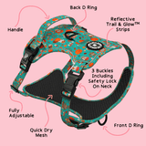 Trail & Glow® Dog Harness - Woodland Magic - Bailey and Coco (UK)