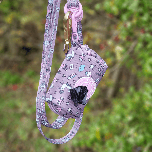 Trail & Glow Dog Lead 5ft - Colour Drops - Be Unique Unicorn - Bailey and Coco (UK)