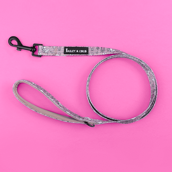 Trail & Glow® Fabric Dog Lead 4ft to 5ft - Be Unique Unicorn - alternate view