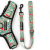 Trail & Glow® Fabric Dog Lead 5ft - Dino Party - Bailey and Coco (UK)