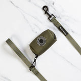 Trail & Glow® Fabric Dog Lead 5ft - The Khaki One - Bailey and Coco (UK)