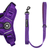 Trail & Glow® Fabric Dog Lead 5ft - The Royal Purple One - Bailey and Coco (UK)
