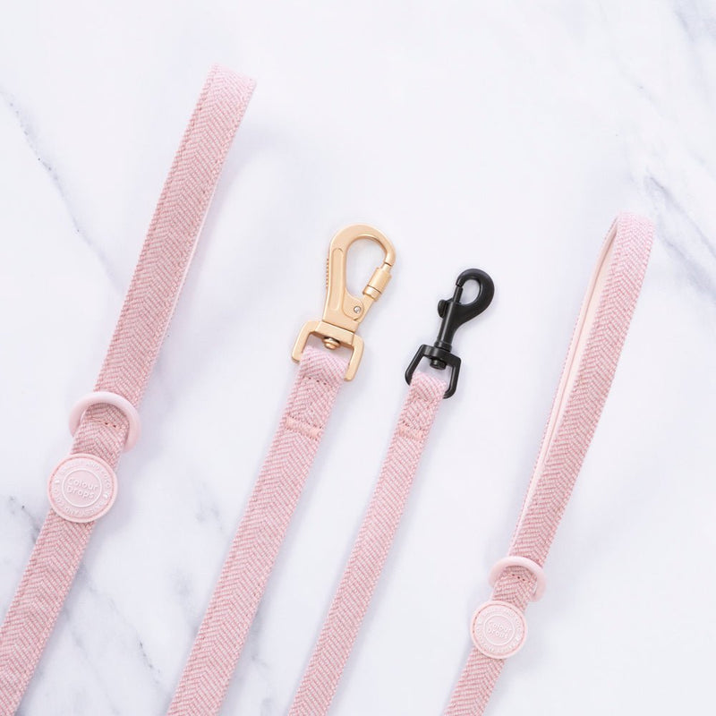 Trail & Glow Lightweight Mini Dog Lead 5ft - Colour Drops - Lavender Tweed - Bailey and Coco (UK)