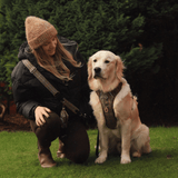 Trail & Glow Tweed Dog Harness - Colour Drops - Heritage Plaid - Bailey and Coco (UK)