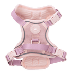Trail & Glow Tweed Dog Harness - Colour Drops - Lavender Tweed