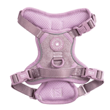 Trail & Glow Tweed Dog Harness - Colour Drops - Plum Tweed - Bailey and Coco (UK)