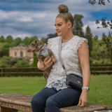 Trail & Glow Tweed Dog Harness & Lead Set - Colour Drops - Sage Tweed - Bailey and Coco (UK)