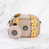 Wanna - Bee Adjustable Dog Harness, Lead, Collar & Latte Dog Walking Bag Bundle - Bailey and Coco (UK)
