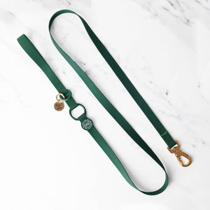 Waterproof Dog Lead - Colour Drops - Forest Green - Bailey and Coco (UK)