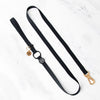 Waterproof Dog Lead - Colour Drops - Jet Black - Bailey and Coco (UK)
