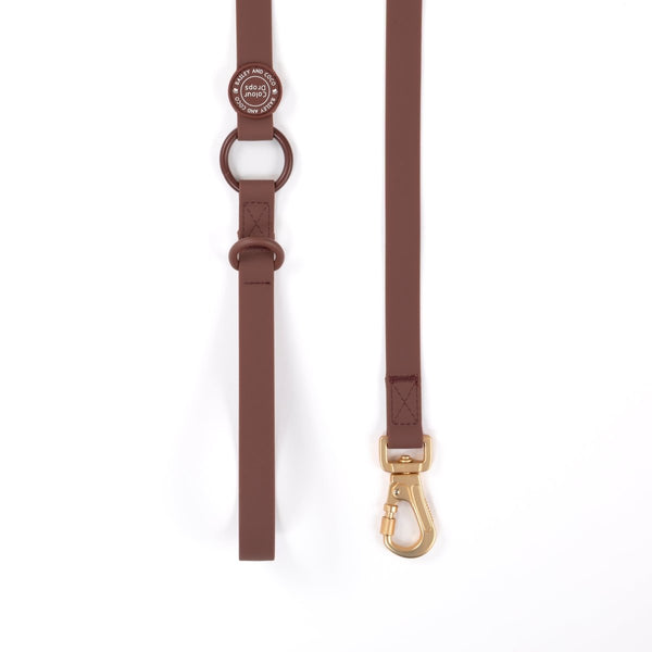 Waterproof Dog Lead - Colour Drops - Mulberry - Bailey and Coco (UK)