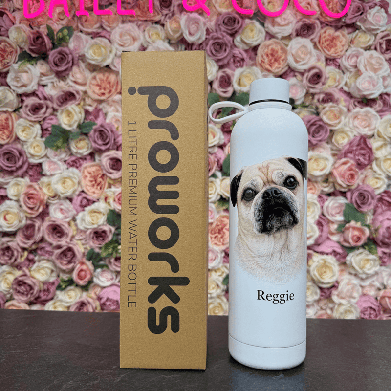 Your Dog on a Bottle (Personalised) – 1L Pulse Bottle - Bailey and Coco (UK)
