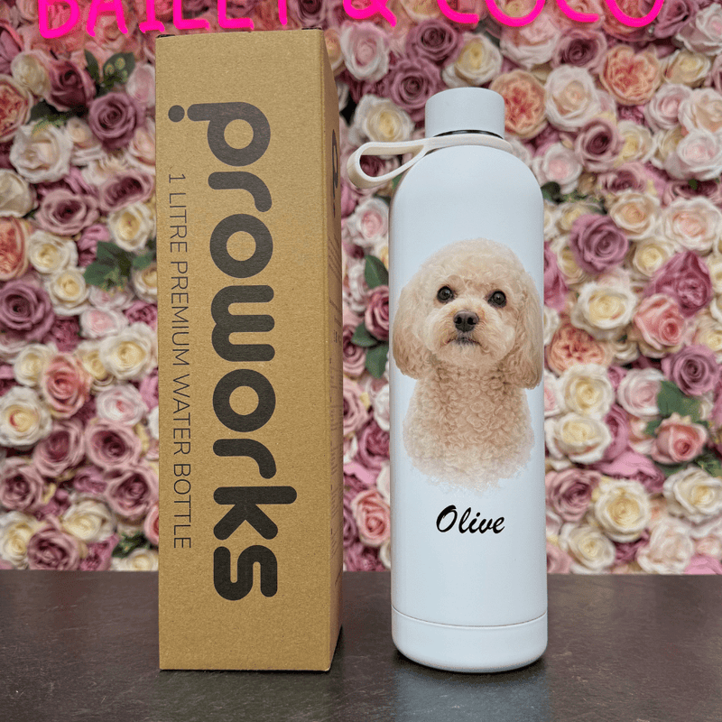 Your Dog on a Bottle (Personalised) – 1L Pulse Bottle - Bailey and Coco (UK)