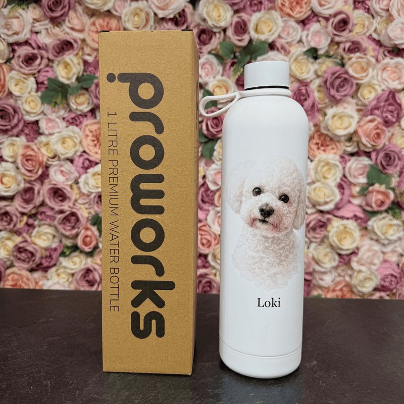 Your Dog on a Bottle (Personalised) – 1L Pulse Bottle - Bailey and Coco (UK)