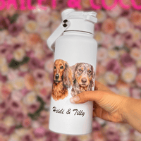 Your Dog on a Bottle (Personalised) – 1L Switch Bottle - Bailey and Coco (UK)