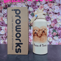 Your Dog on a Bottle (Personalised) – 1L Switch Bottle - Bailey and Coco (UK)