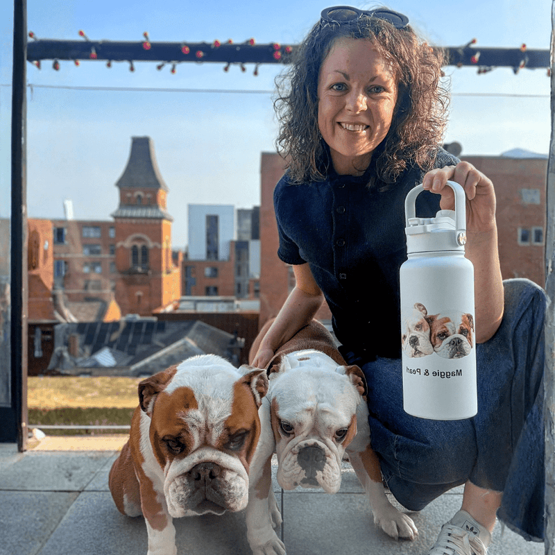 Your Dog on a Bottle (Personalised) – 1L Switch Bottle - Bailey and Coco (UK)