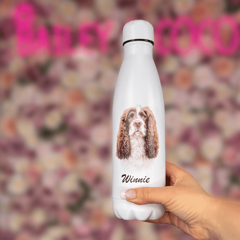 Your Dog on a Bottle (Personalised) – 500ml Original Bottle - Bailey and Coco (UK)