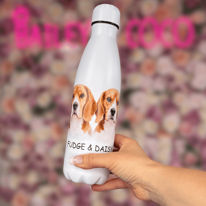 Your Dog on a Bottle (Personalised) – 500ml Original Bottle - Bailey and Coco (UK)