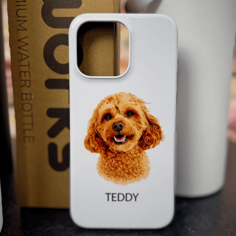 Your Dog on a Phone Case (Personalised) - Bailey and Coco (UK)