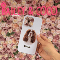 Your Dog on a Phone Case (Personalised) - Bailey and Coco (UK)